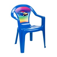 Detský záhradný nábytok - Plastová stolička modrá