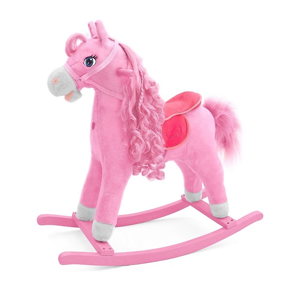 Hojdací koník s melódiou Milly Mally Princess pink