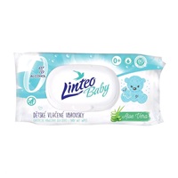 Detské vlhčené obrúsky Linteo Baby s Aloe Vera 80 ks