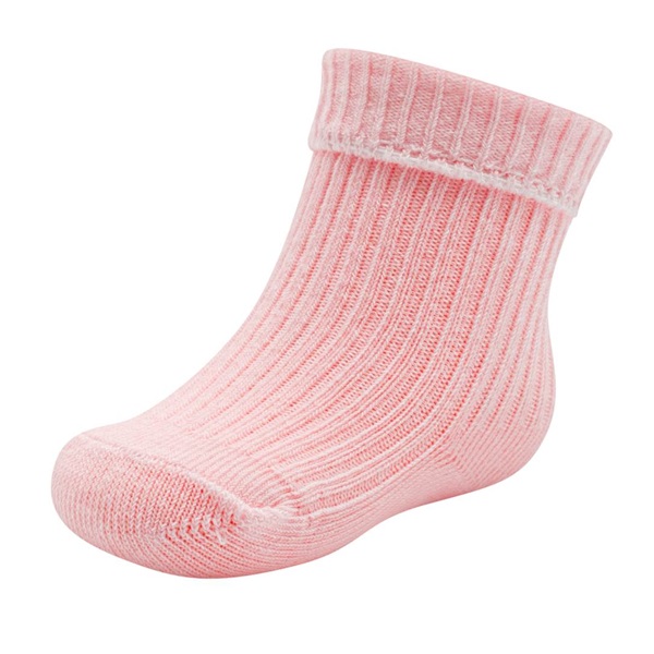 Dojčenské bavlnené ponožky New Baby ružové