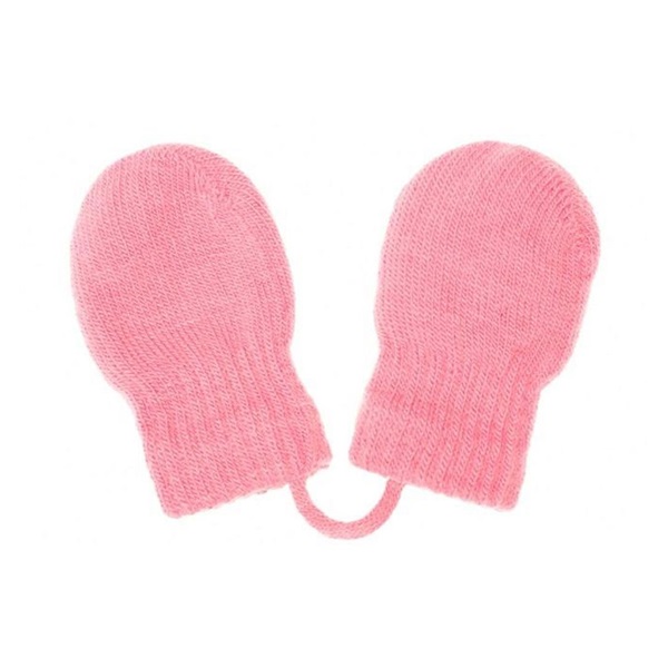 Detské zimné rukavičky New Baby svetlo ružové