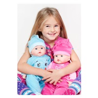 Česky hovoriaca a spievajúca detská bábika PlayTo Anička 46 cm