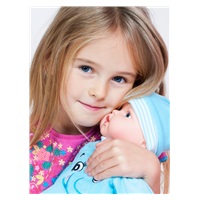 Česky hovoriaca a spievajúca detská bábika PlayTo Anička 46 cm