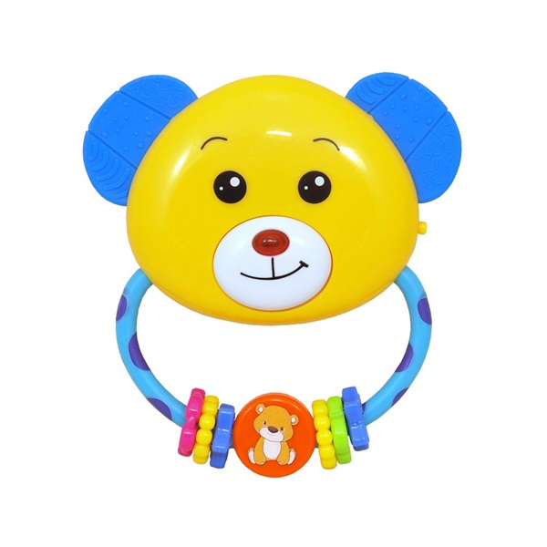 Detská hrkálka s melódiou Baby Mix medvedík