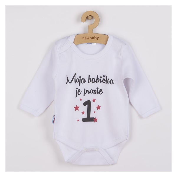 Body s potlačou New Baby Moja babička je proste jednotka