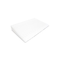 Dojčenský vankúš - klin Sensillo biely Luxe s aloe vera 60x38 cm