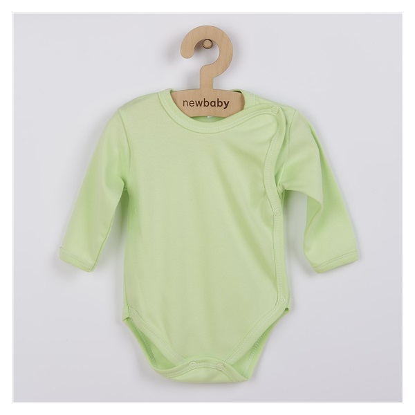 Dojčenské body celorozopínacie New Baby Classic zelené