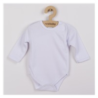 Dojčenské body celorozopínacie New Baby Classic biele