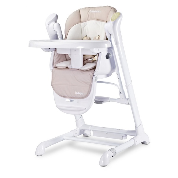 Detská jedálenská stolička 2v1 Caretero Indigo beige