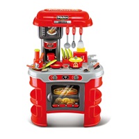 Detská kuchynka Little Chef Baby Mix červená 32 ks