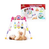 Detská hrajúca edukačná hrazdička De Lux Baby Mix pink