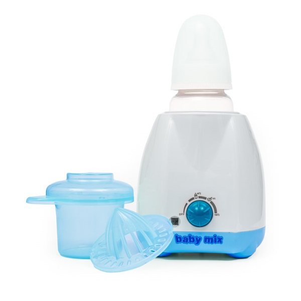 Elektrický ohrievač fliaš a detskej stravy s príslušenstvom Baby Mix modrý