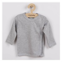Dojčenská košieľka New Baby Classic II sivá