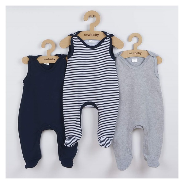 Dojčenské dupačky New Baby Classic II Chlapec 3ks