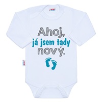 Body s potlačou New Baby Ahoj, já jsem tady nový.