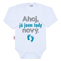 Body s potlačou New Baby Ahoj, já jsem tady nový.