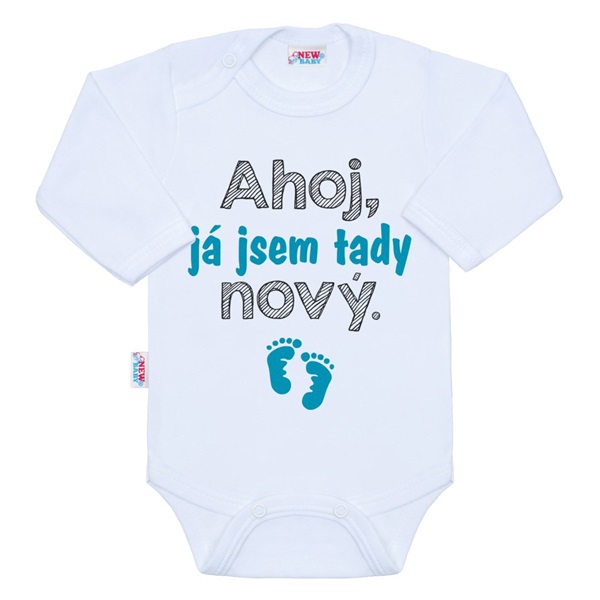 Body s potlačou New Baby Ahoj, já jsem tady nový.