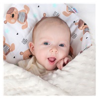 Obojstranná zavinovačka z Minky New Baby 75x75 cm teddy béžová