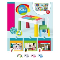 Detská sada stolček a stolička Multifun multicolor