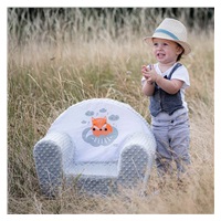 Detské kreslo z Minky New Baby Líška lososové