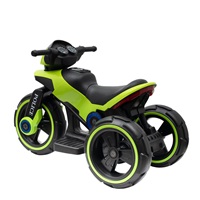 Detská elektrická motorka Baby Mix POLICE zelená