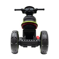 Detská elektrická motorka Baby Mix POLICE zelená