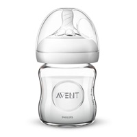 Dojčenská sklenená fľaša Avent Natural 120 ml