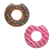 Detský veľký nafukovací kruh Bestway DONUT 107cm hnedý