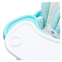 Jedálenská stolička NEW BABY Minty Fox - ekokoža a vložka pre bábätká
