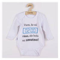 Body s potlačou New Baby 02:00 hodiny ráno