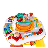 Hovoriaci a hrajúci interaktívný stolček New Baby s jazdiacim vláčikom CZ/SK