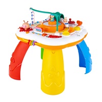 Hovoriaci a hrajúci interaktívný stolček New Baby s jazdiacim vláčikom CZ/SK