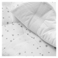 Detská zavinovačka New Baby biela sivé hviezdičky