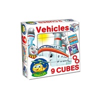 Skladacie obrázkové kocky Vehicles