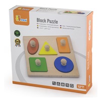Detské vkladacie puzzle pečiatky Viga Tvary