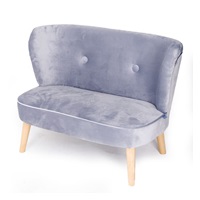 Detská Retro pohovka sofa Drewex sivá