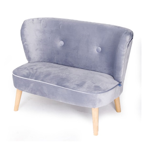 Detská Retro pohovka sofa Drewex sivá