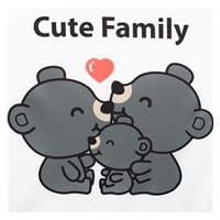 Detské kreslo z Minky New Baby Cute Family sivé