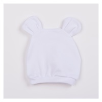 Dojčenská čiapočka New Baby Mouse biela