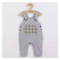 Detské záhradníčky New Baby Cool sivé