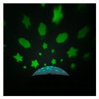 Kolotoč nad postieľku so svetelným projektorom Baby Mix mätový