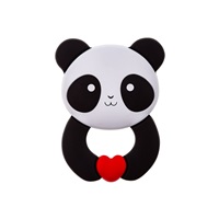 Detské silikónové hryzátko Akuku Panda