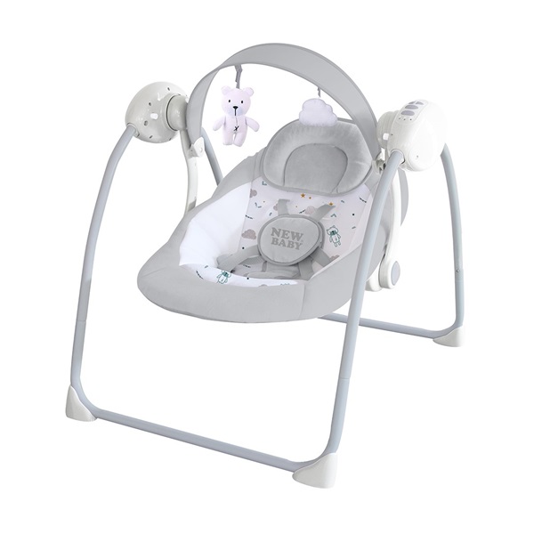 Detské hojdacie lehátko NEW BABY TEDDY Gray