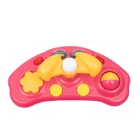 Detské chodítko Baby Mix s volantom a silikónovými kolieskami ružové