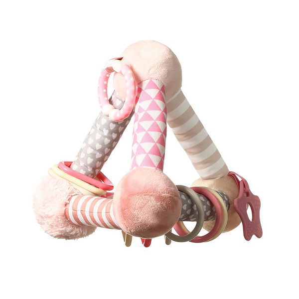 Edukačná hračka Baby Ono pyramída Tiny Yoga pink