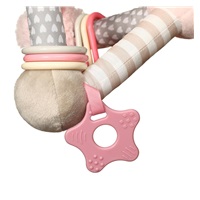 Edukačná hračka Baby Ono pyramída Tiny Yoga pink