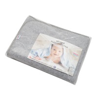 Detská fleecová deka New Baby 100x75 sivá hviezdičky