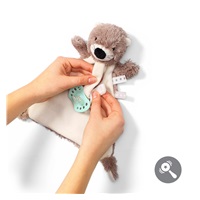 Uspávačik Baby Ono Otter Maggie s pútkom pre cumlík
