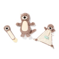 Uspávačik Baby Ono Otter Maggie s pútkom pre cumlík