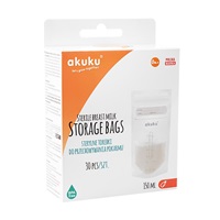 Sterilné vrecká pre skladovanie mlieka a pokrmov Akuku 150ml 30 ks